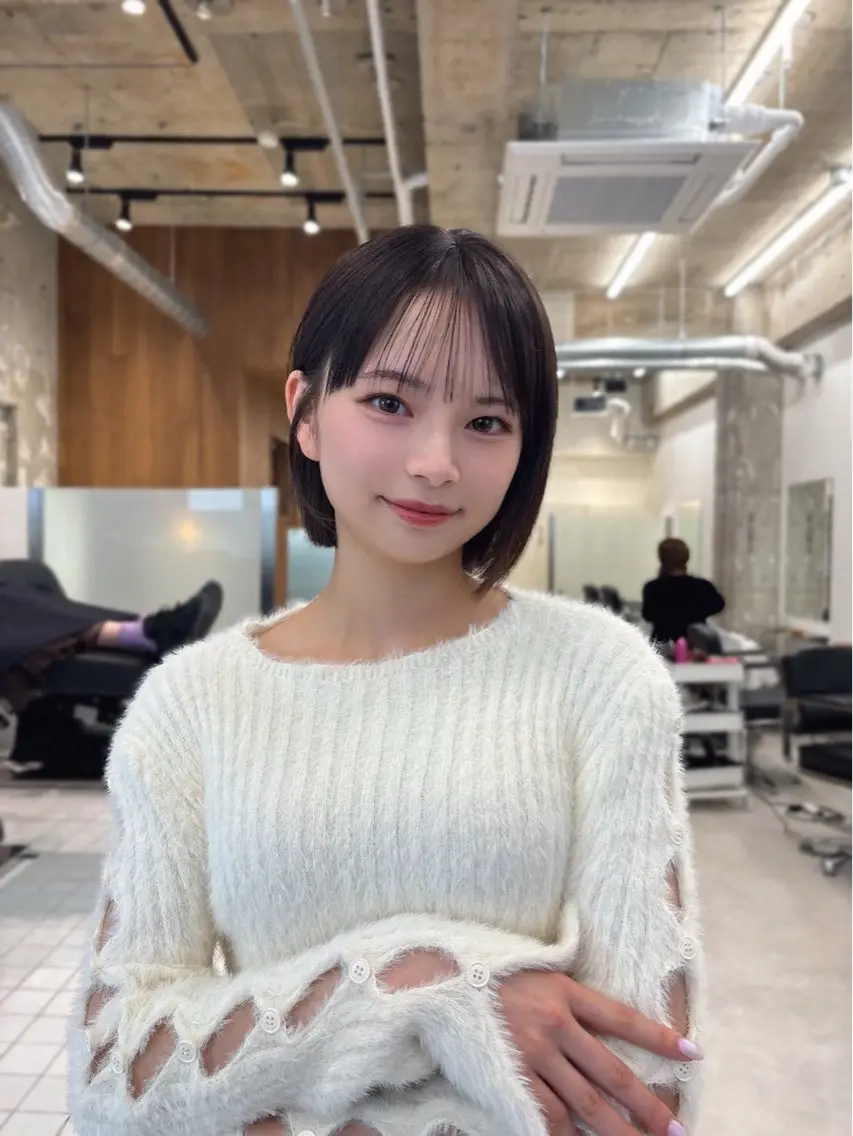 🦙前髪&顔周りストレート+1stepトリートメント🌺の写真