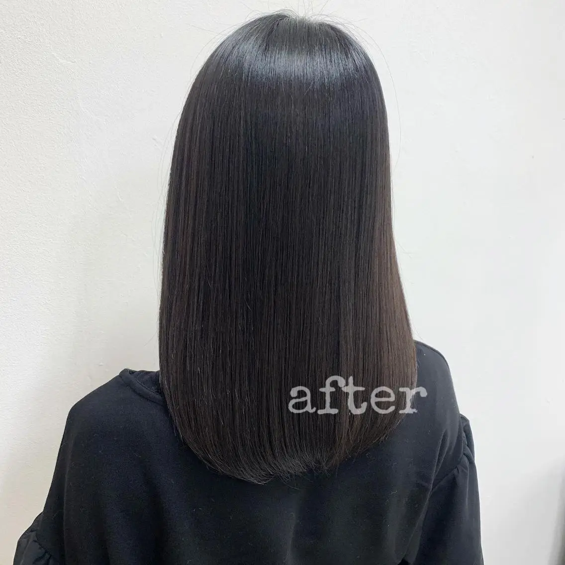 セミロング 黒田 優衣のヘアスタイル