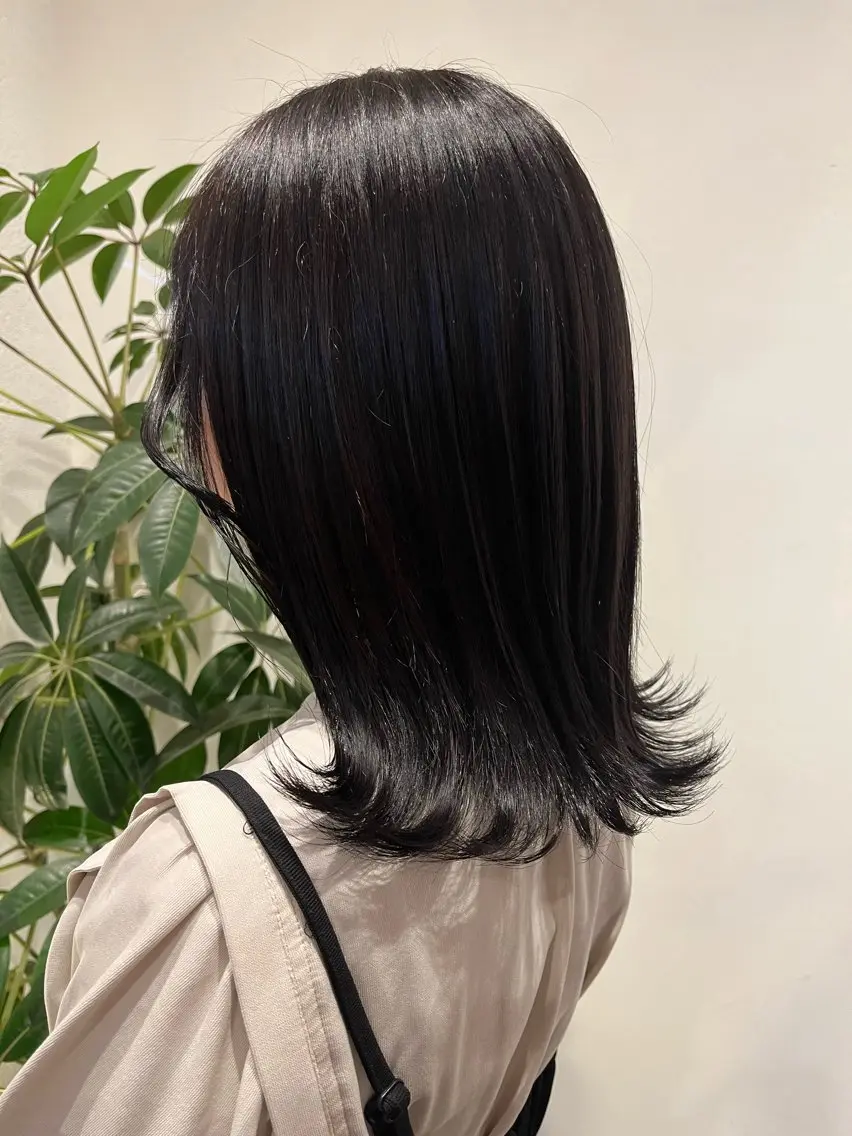 ミディアム カラー 透明感カラー 杉原 駿亮のヘアスタイル