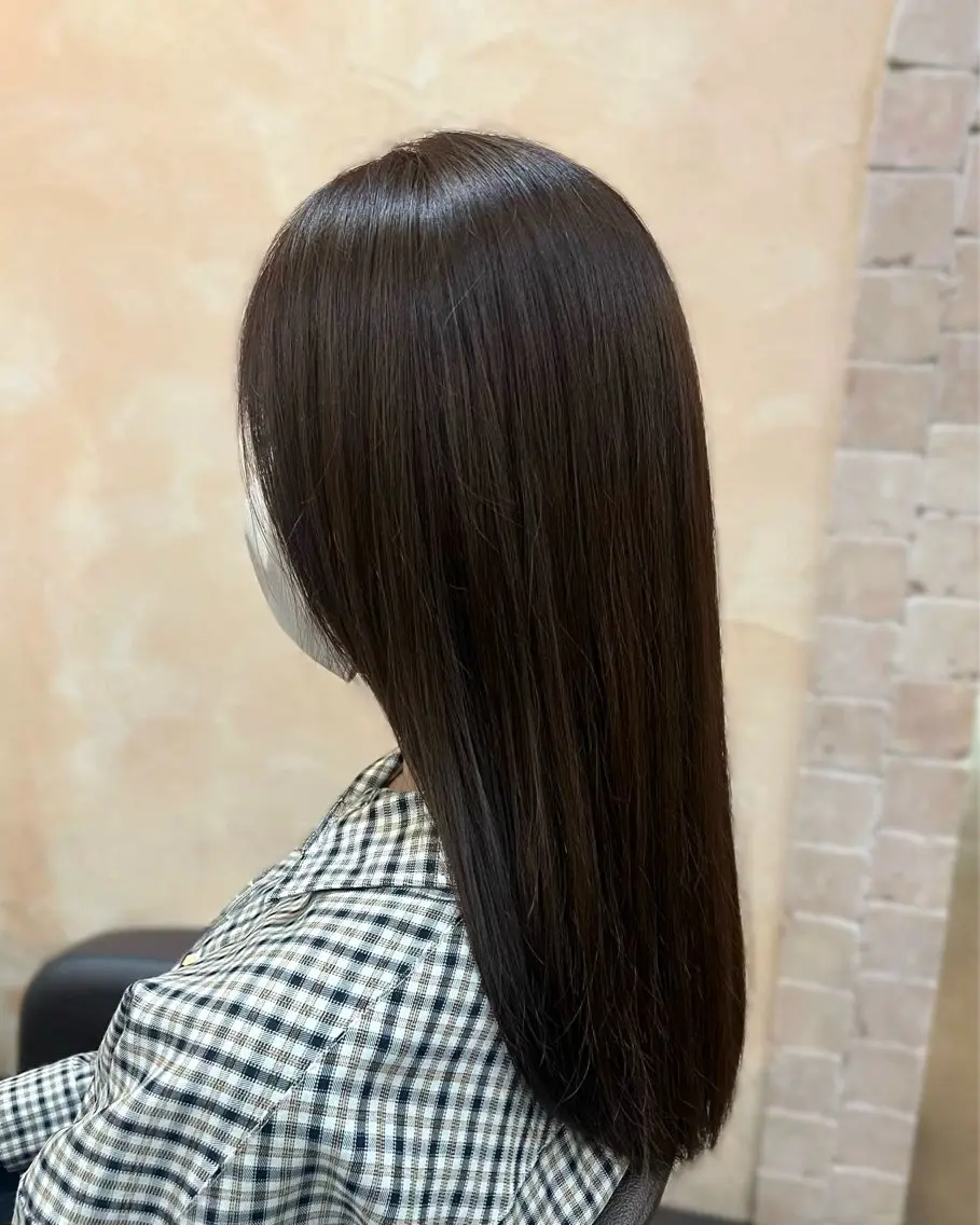 カラー ブラウンカラー ダークブラウン MANA 🦄のヘアスタイル