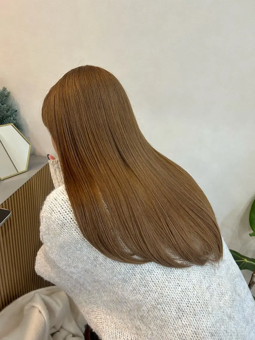 ロング カラー 髪質改善 カット ヘアカラー トリートメント ボブ/透明感カラー 🧸YUI❤️のヘアスタイル