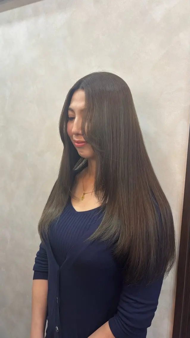 ロング ♡髪質改善ストレート 清水歩美♡のヘアスタイル