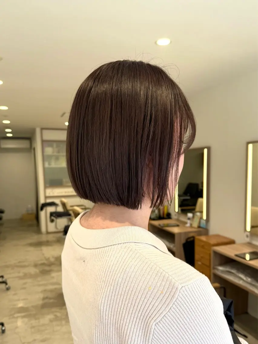 ミディアム カラー 透明感カラー ボブ カット ヘアカラー 🐕🦺似合わせ 🐕🦺akariのヘアスタイル