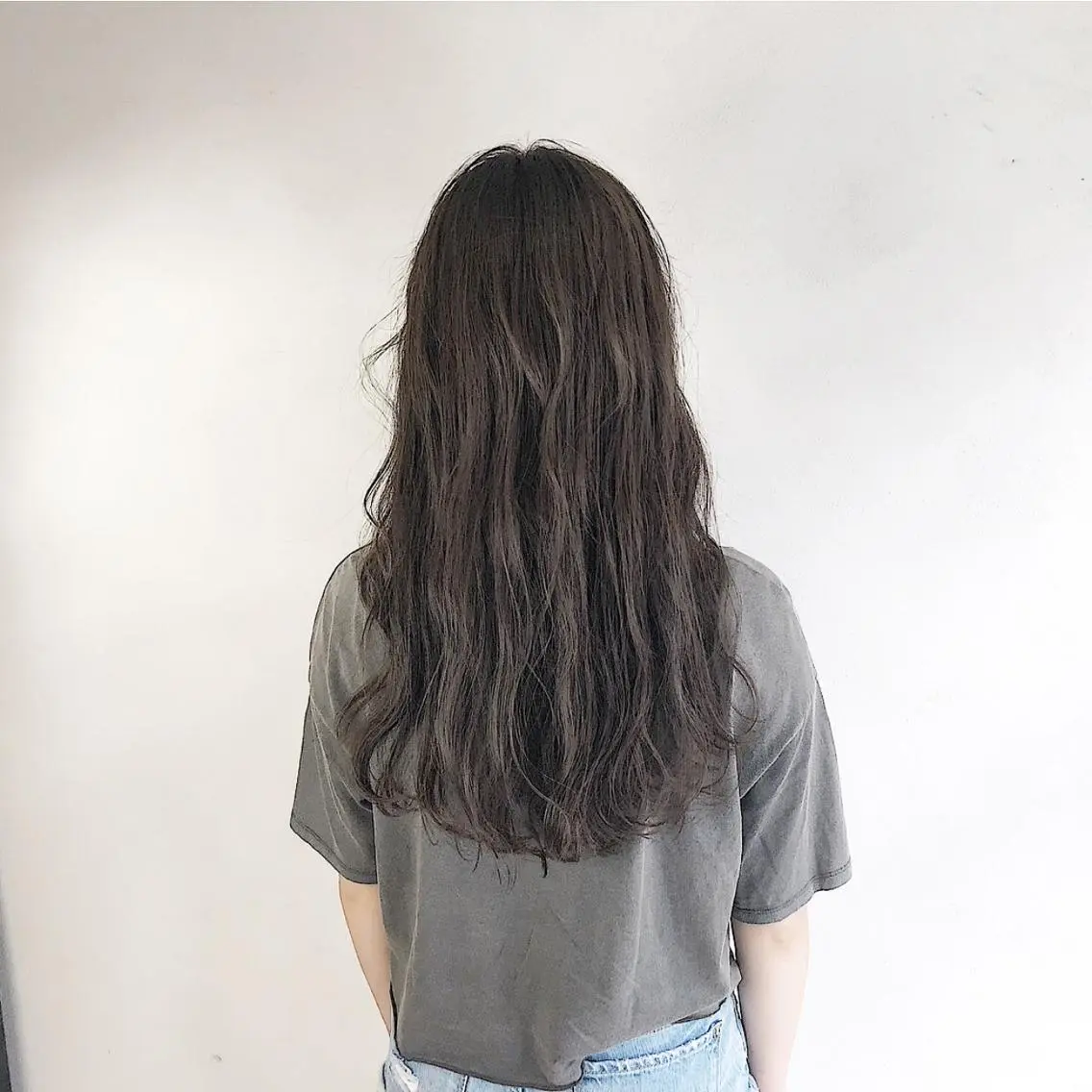 セミロング カラー カラーモデル募集中 美容室ハピスのヘアスタイル