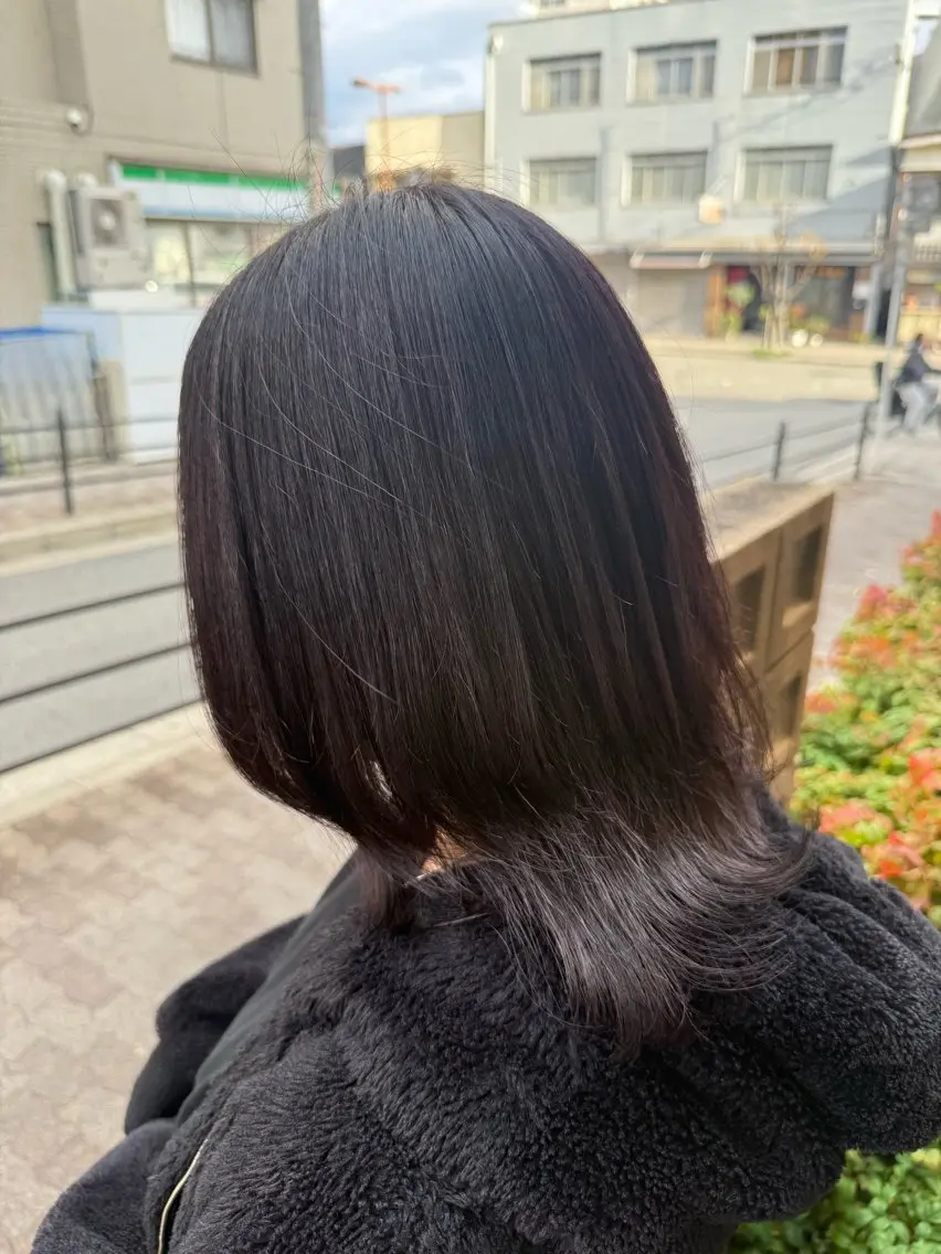 ミディアム maco /カラー・縮毛矯正のヘアスタイル