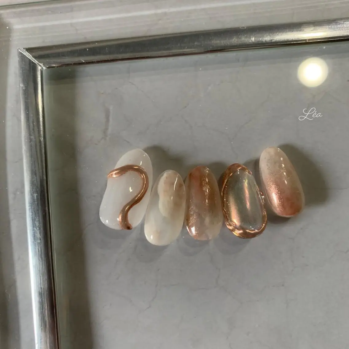 ネイル ジェルネイル パラジェル Léa nailのネイルデザイン