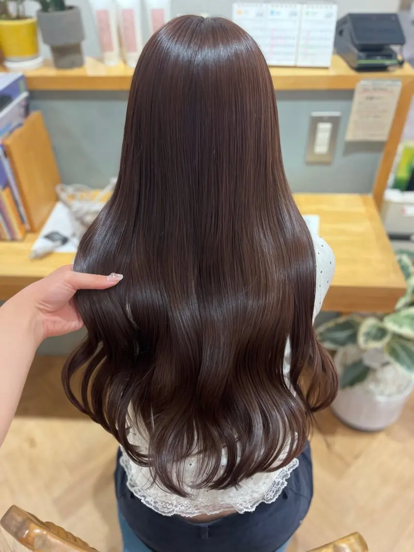 ロング カラー ヘアカラー merc.🐑🤍 山口夏希のヘアスタイル