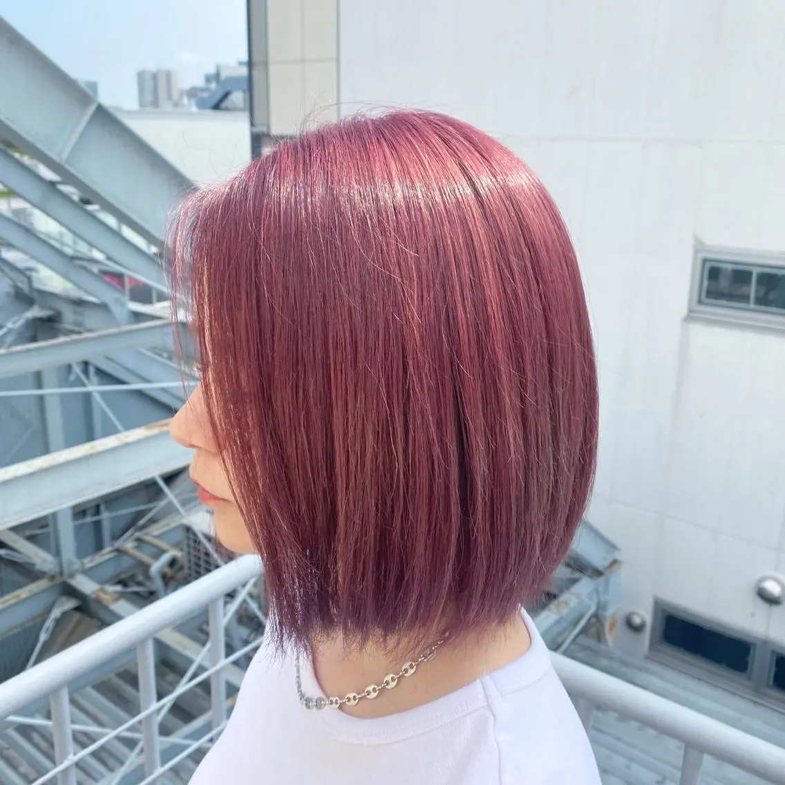 ショート カラー 🩵ブリーチカラー MIORI🩵のヘアスタイル