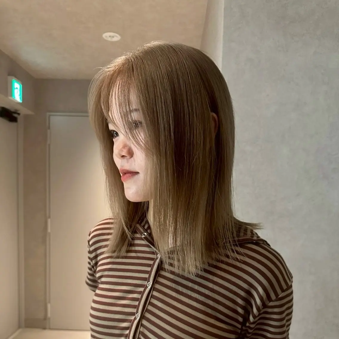 カラー カット ヘアカラー トリートメント 暖色カラー/栄 ダブルカラー/さあらのヘアスタイル