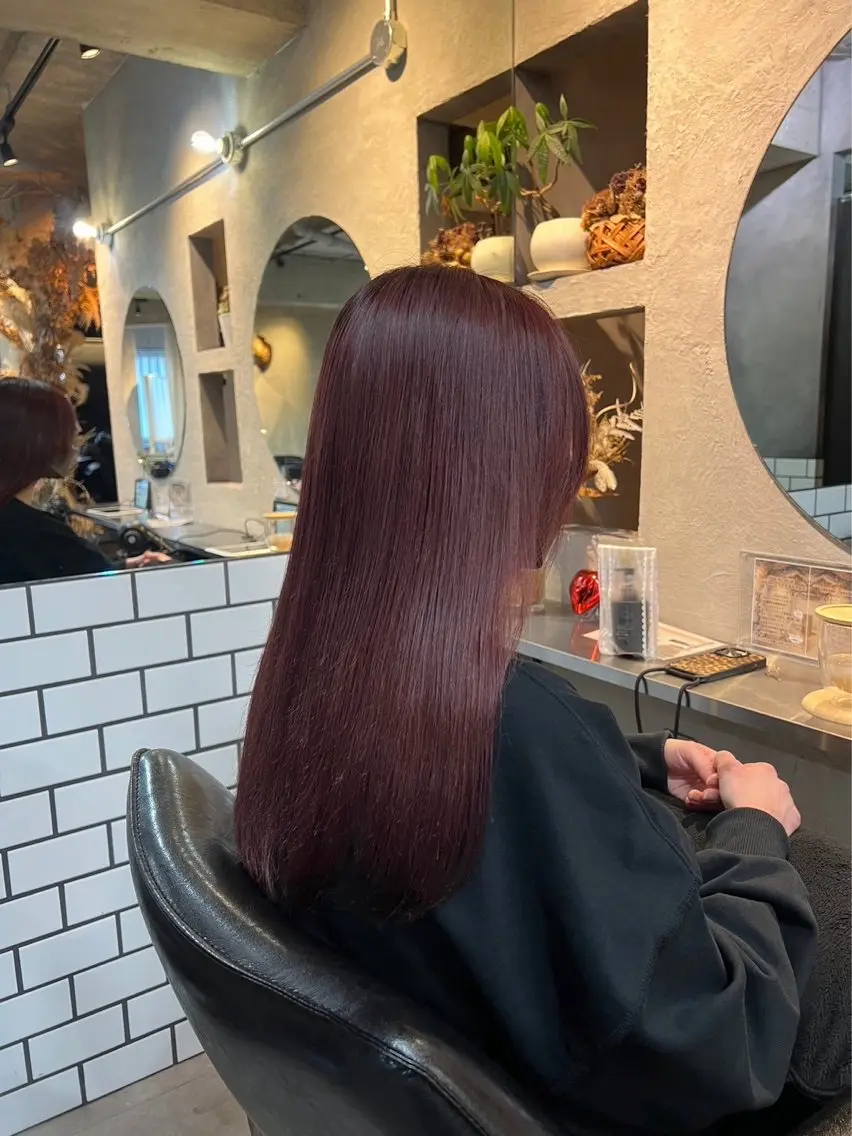 カラー ヘアカラー 🌷なのは/縮毛矯正 /カラーモデル募集のヘアスタイル