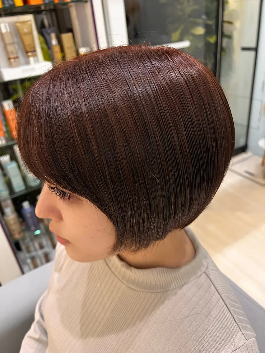 ショート カラー パーマ ヘアアレンジ メンズ ヘアカラー 堀井 凌平のヘアスタイル