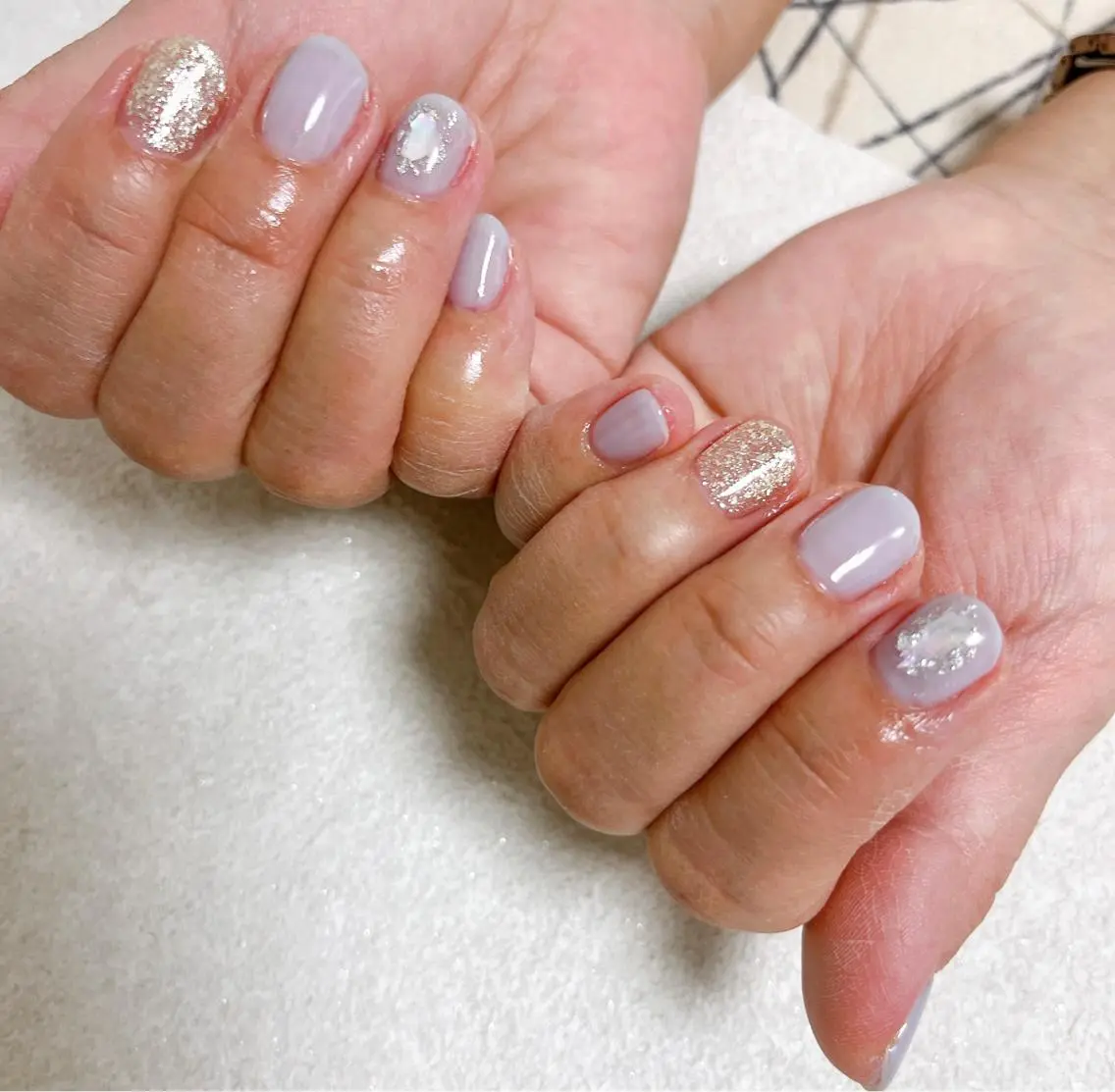 ネイル オーロラネイル フラワーネイル フットネイル フレンチネイル ジェルネイル mogunail &blowのネイルデザイン
