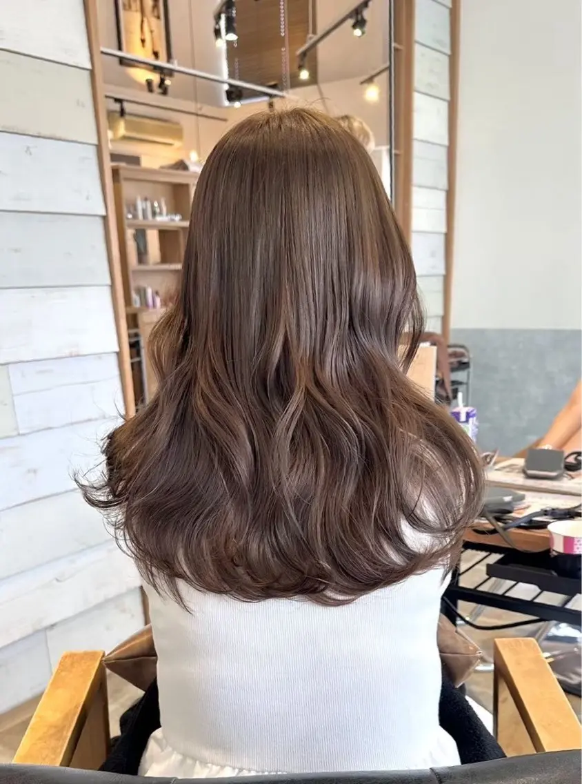 ロング カラー 透明感カラー 打越 虎瑠のヘアスタイル