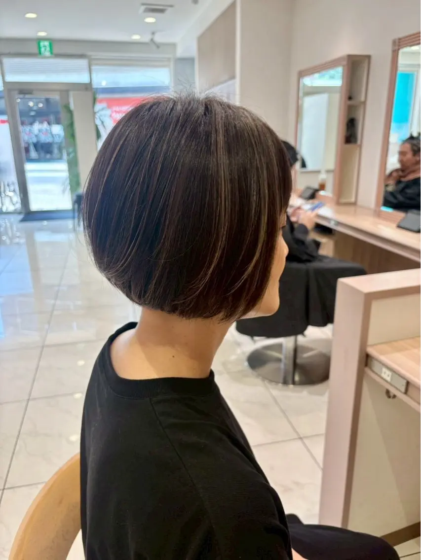ショート カラー ハイライトカラー ハイライト 三川 洋樹のヘアスタイル