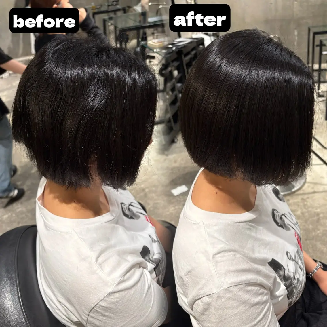 ショート 縮毛矯正 縮毛矯正/カラー🥕 柏木のヘアスタイル