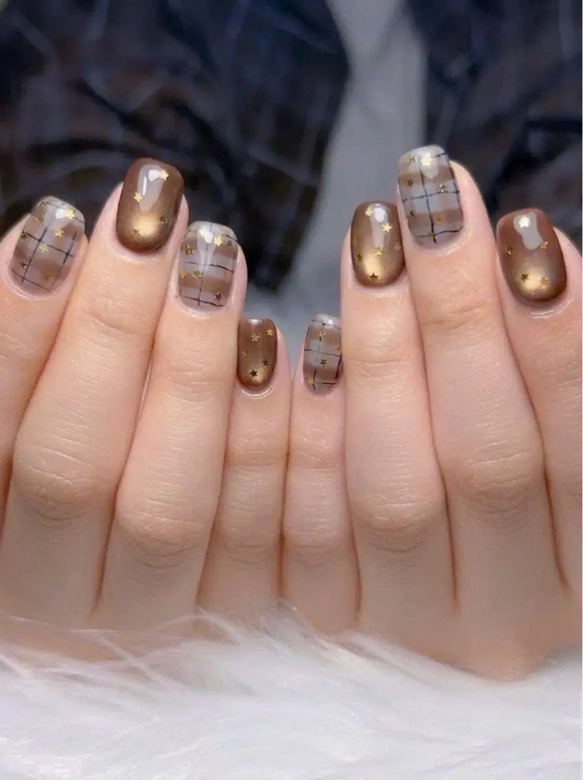 ネイル 長さ出し 韓国ネイル ロングネイル マグネットネイル 持ち込み Nail Salon An 渋谷店のネイルデザイン