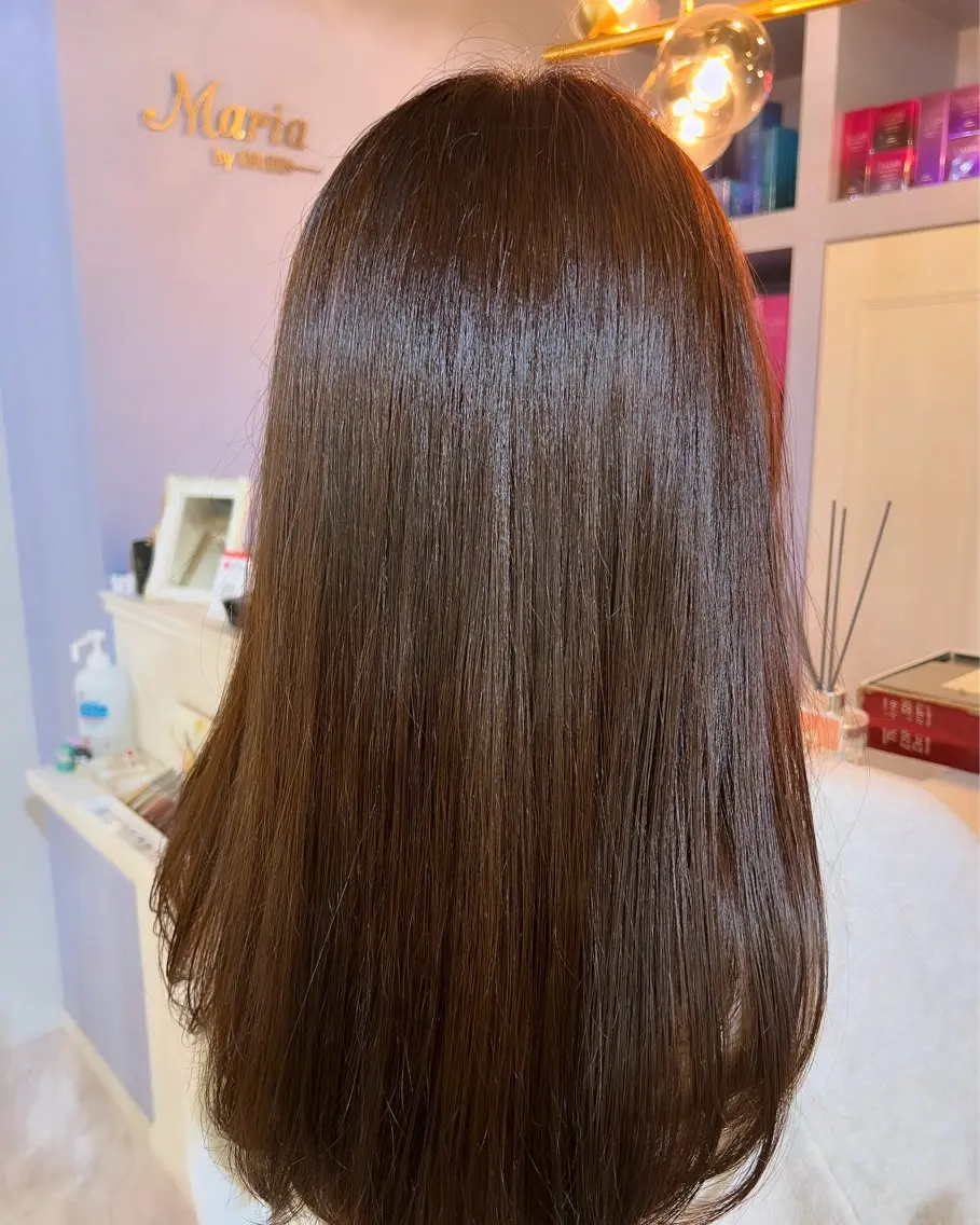 セミロング カラー ベージュカラー ブリーチ ブリーチなしカラー ブリーチ練習 モデル募集✨️NOAのヘアスタイル
