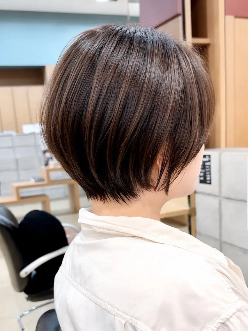 ショート カラー カット ヘアカラー ショート/レイヤー /札幌/小山内のヘアスタイル