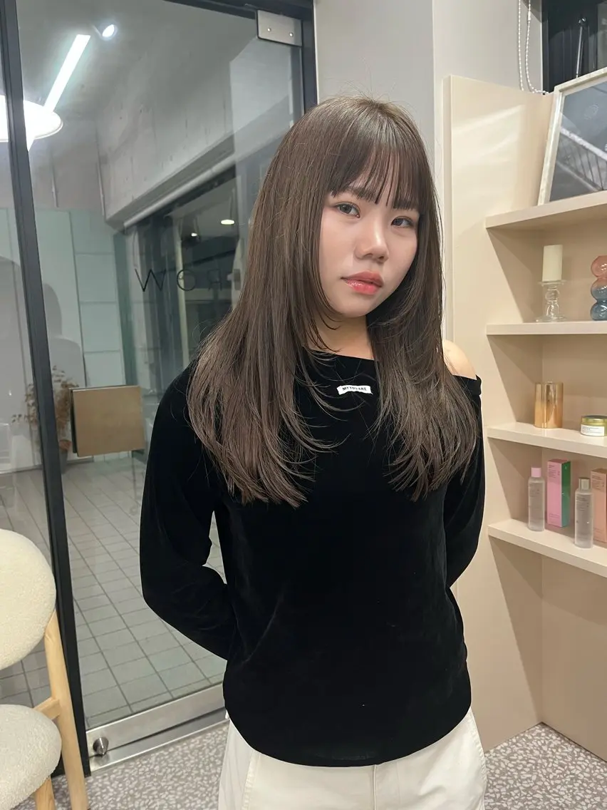 【🌸1日先着3名様限定🌸】ブリーチなしダブルカラー+髪質改善トリートメント✨ブリーチせずに髪色楽しめます🍀.*の写真