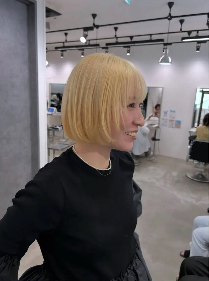 ショート ヘアカラー ワンカラー/ WARPミユのヘアスタイル