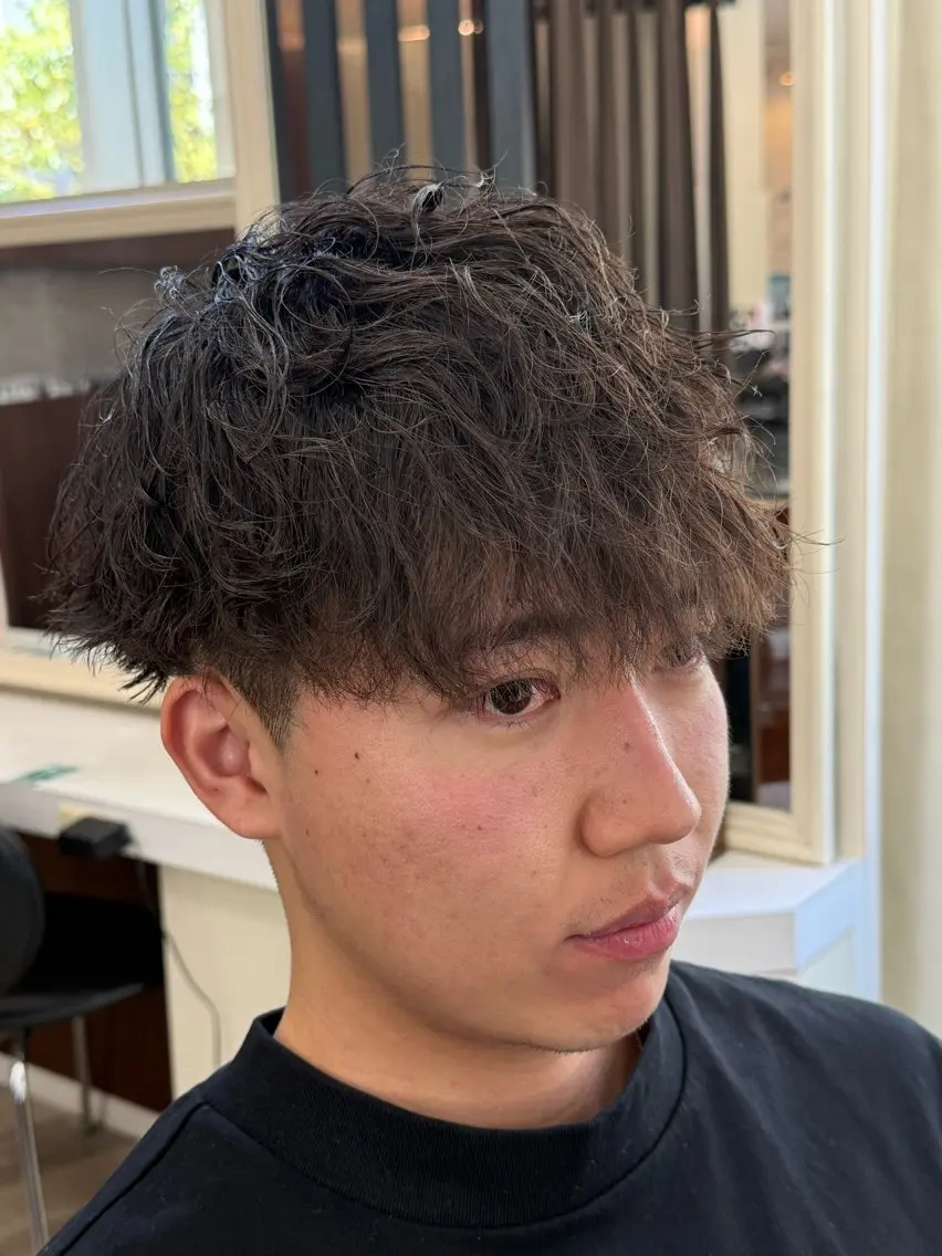 「メンズ限定」刈り上げマッシュカット💇➕シャンプー🫧の写真