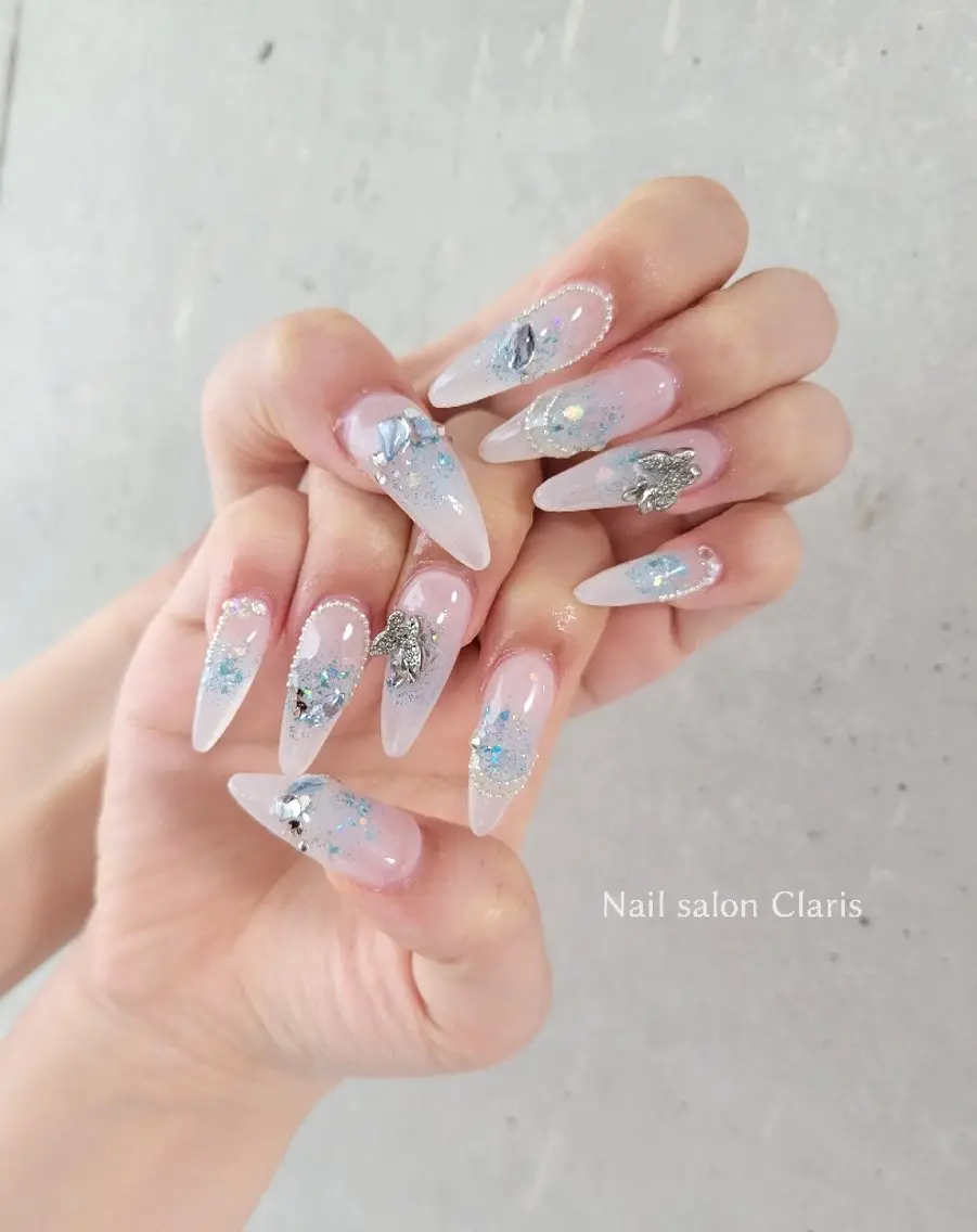 ネイル アートネイル スカルプネイル Nailsalon Clarisのネイルデザイン