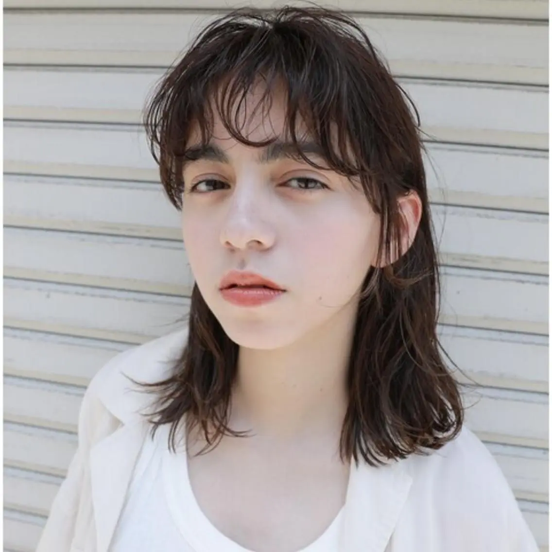 ミディアム パーマ Ravo 西村 優花のヘアスタイル