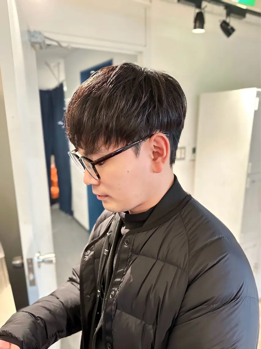 メンズ マッシュ メンズパーマ 刈り上げ カット 骨格補正施術/メンズ 専門美容師/YUYAのヘアスタイル