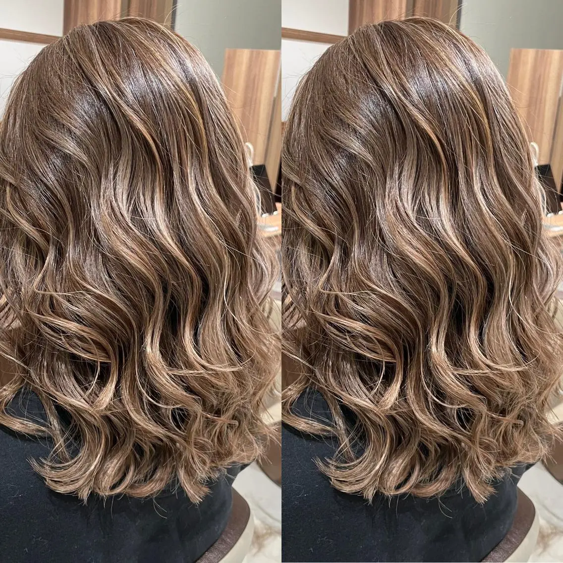 ロング カラー カット ヘアカラー トリートメント 白髪ぼかしハイライト 茗荷谷駅徒歩2分のヘアスタイル