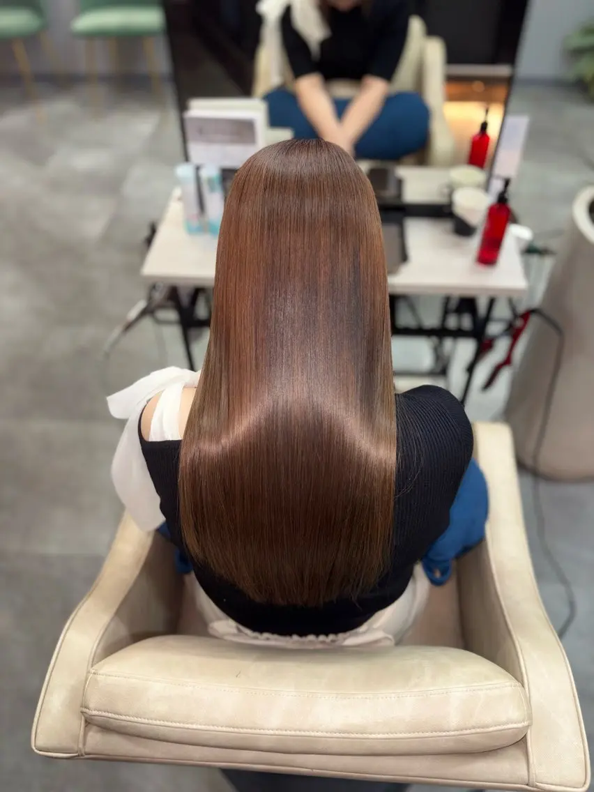ロング カラー she.2新宿⭐️ SORAのヘアスタイル