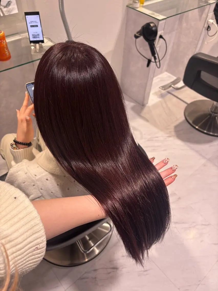 ロング カラー 髪質改善🩰透明感カ ラー🎀hinanoのヘアスタイル