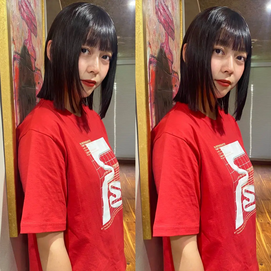 ショート カラー ヘアカラー トリートメント mai / linoah˚✧のヘアスタイル