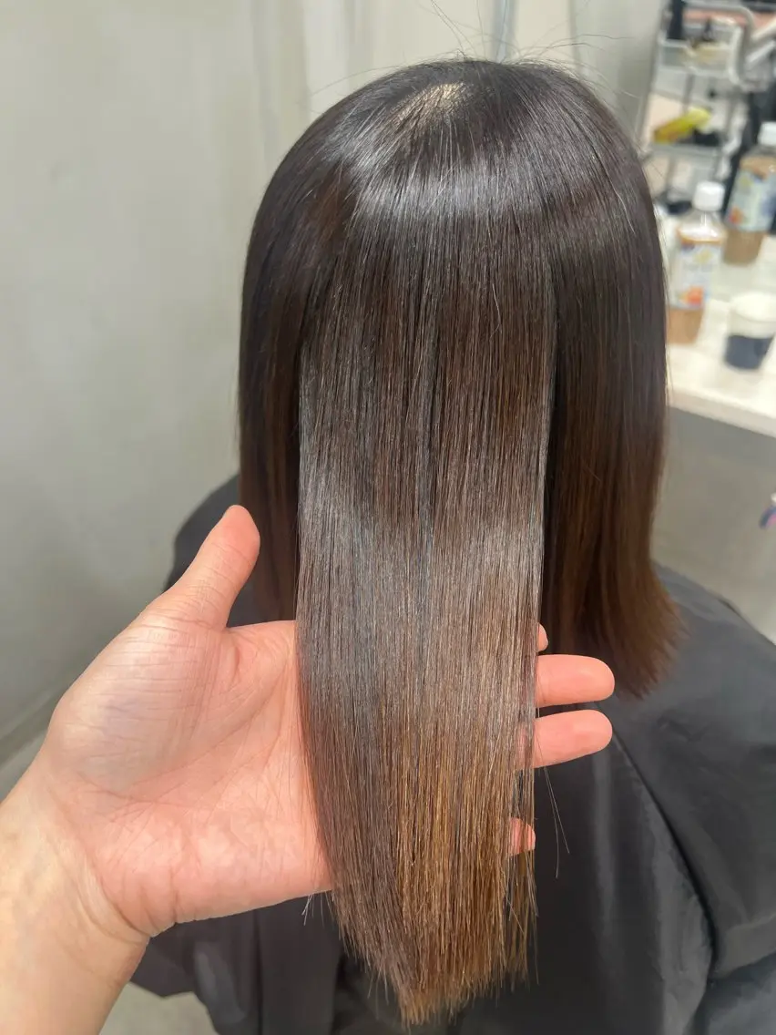 縮毛矯正 水野 海莉のヘアスタイル