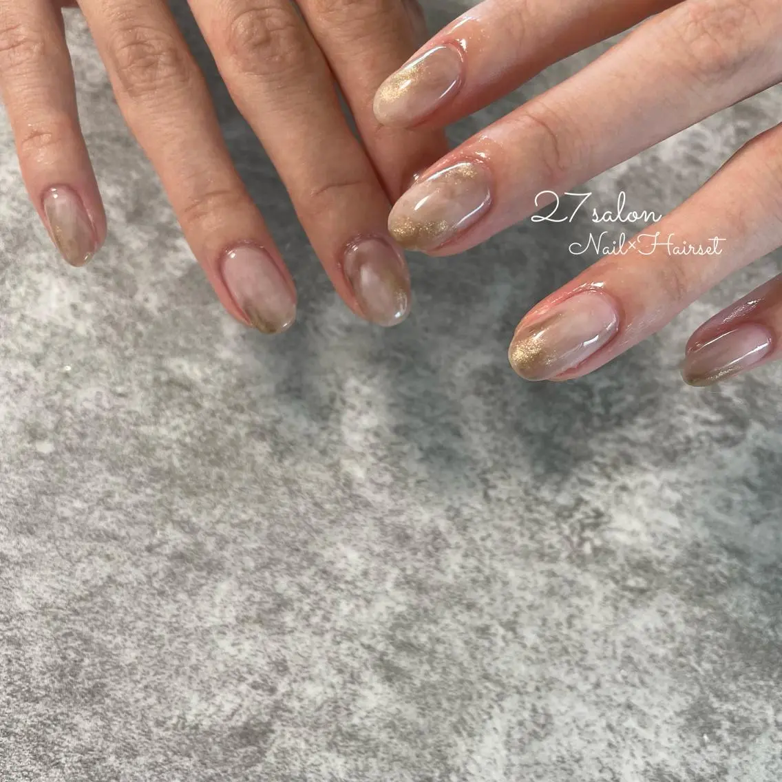 ネイル ニュアンスネイル 27salon yuinaのネイルデザイン