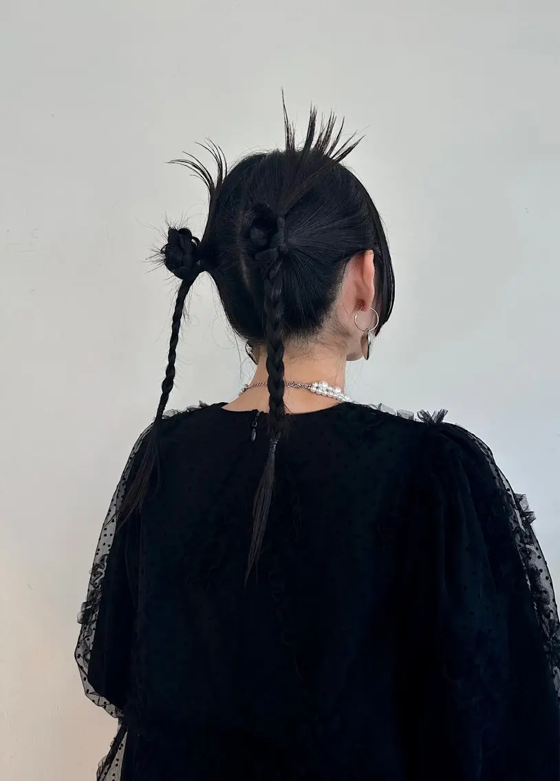 ミディアム 竹中 彩音のヘアスタイル