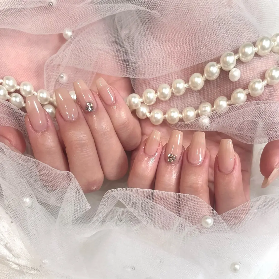 ネイル ワンカラーネイル Zir nail🪽 Otohaのネイルデザイン
