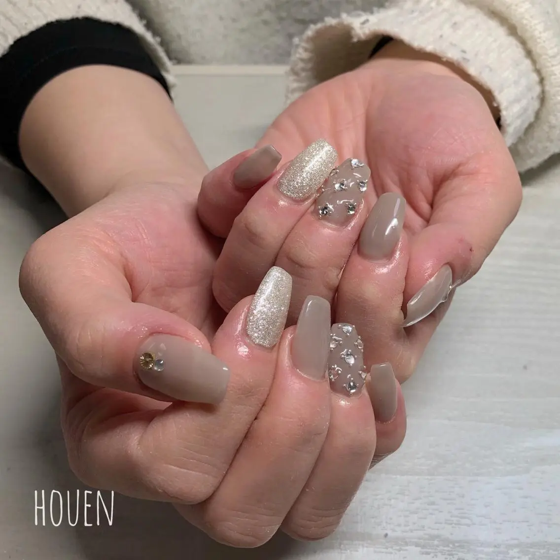 ネイル スカルプネイル I pinknail 韓国風·持ち込み専門のネイルデザイン