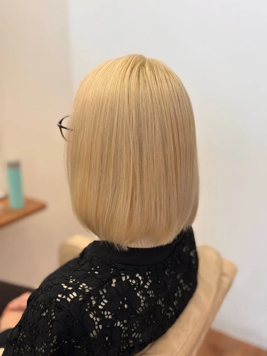 ショート カラー ヘアカラー 永井大樹✨ 透明感カラー✨のヘアスタイル