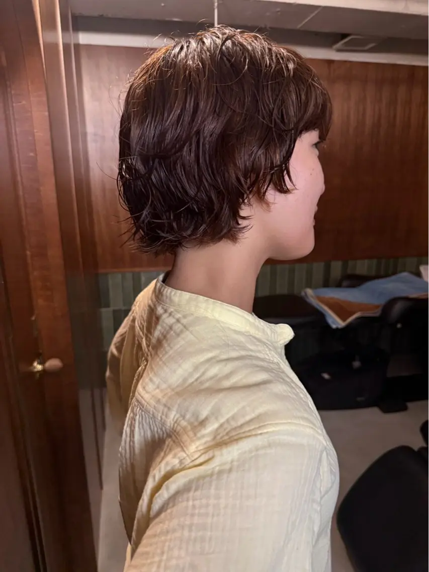 ショート パーマ 原宿／パーマモデル 🦜kotoriのヘアスタイル