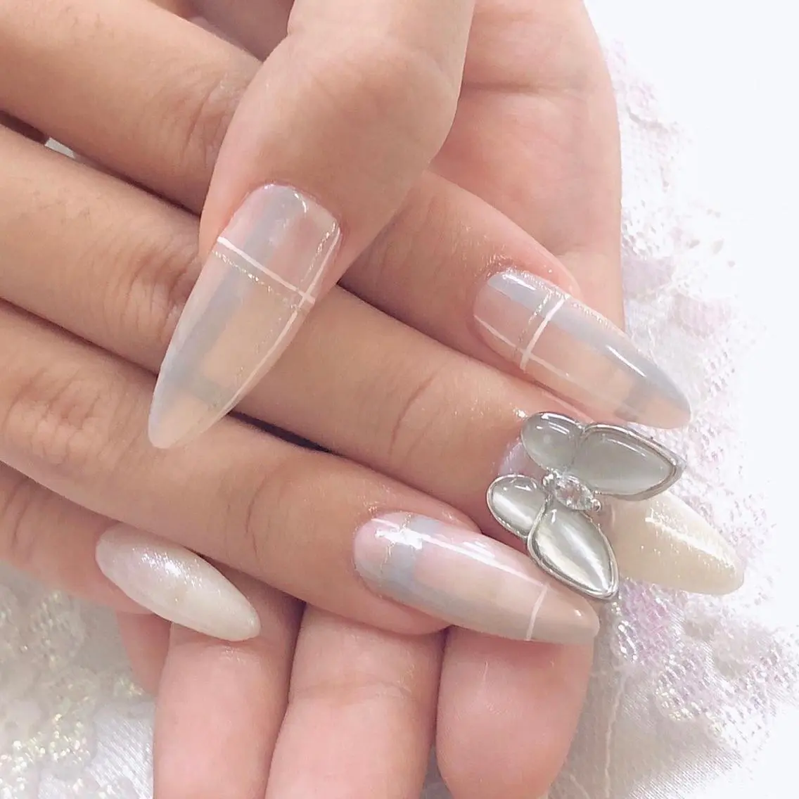 ネイル ジェルネイル パステルネイル Nail lieNのネイルデザイン