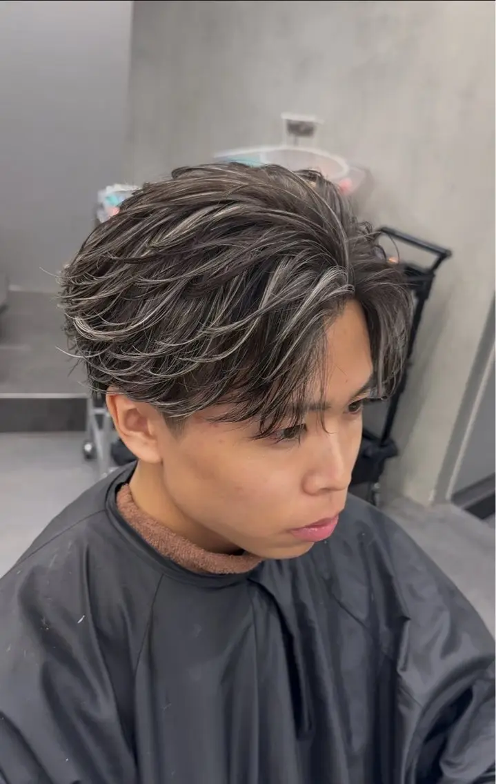ミディアム パーマ カット パーマ fifth 児玉達哉 当日予約🙆のヘアスタイル