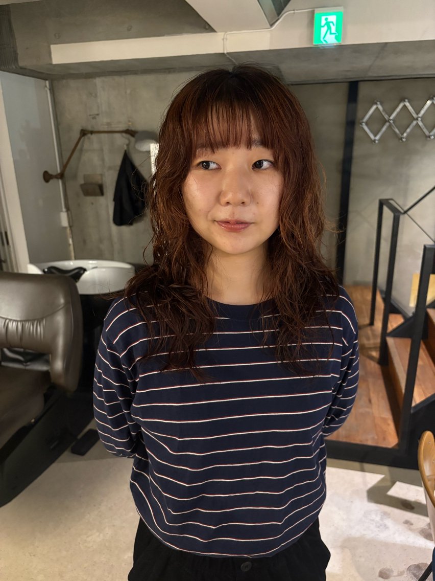 ロング パーマ ayuka boyのヘアスタイル