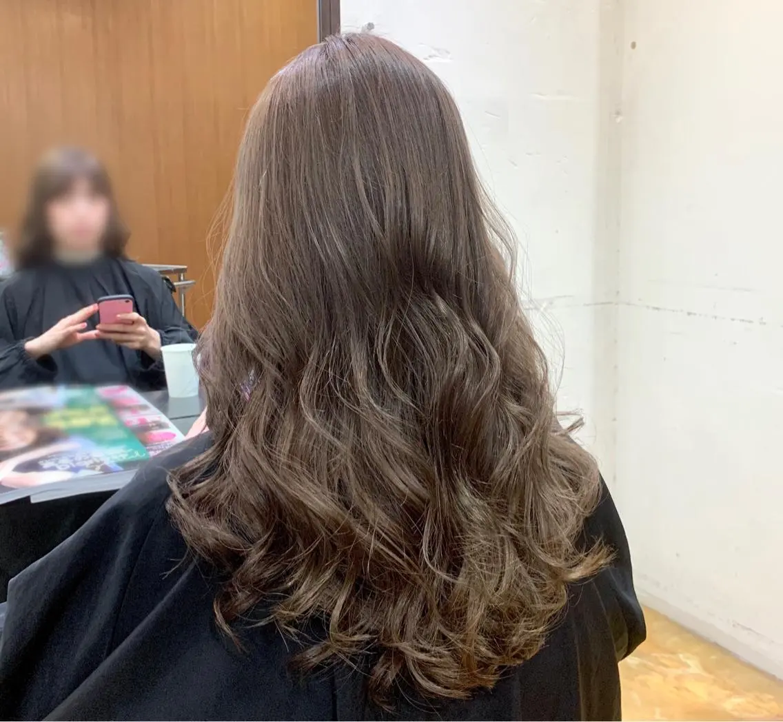 ロング カラー カット ヘアカラー トリートメント 韓国レイヤーカット★ 小林大樹のヘアスタイル