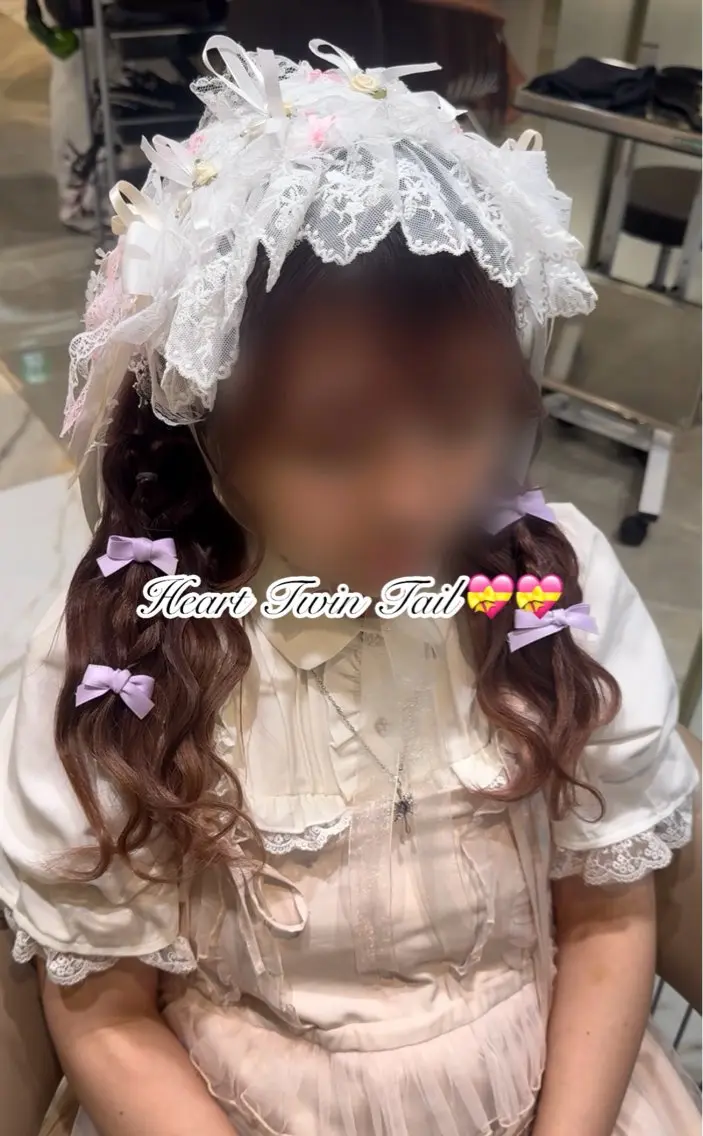 ロング ヘアセット 清楚ギャルの女王👑 めい🩶🩶のヘアスタイル
