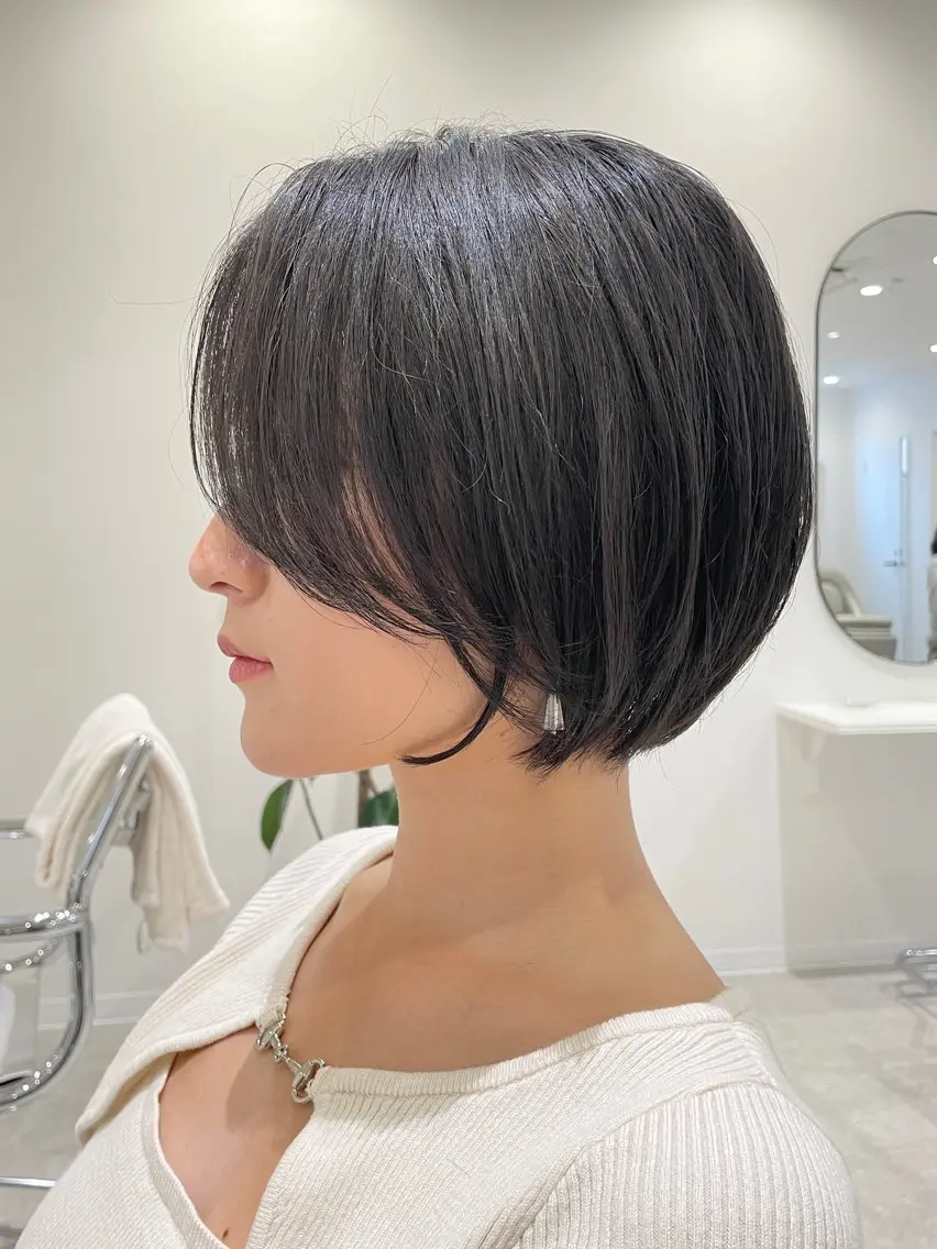ショート カラー カット ヘアカラー トリートメント 【渋谷】ボブ・ レイヤーボブ特化✂︎のヘアスタイル