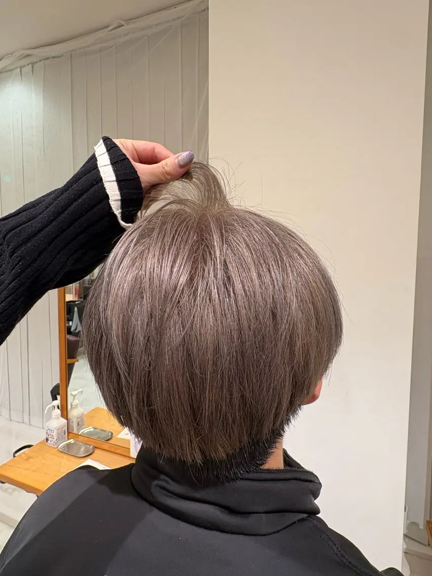 メンズ ヘアカラー 北村 海来のヘアスタイル