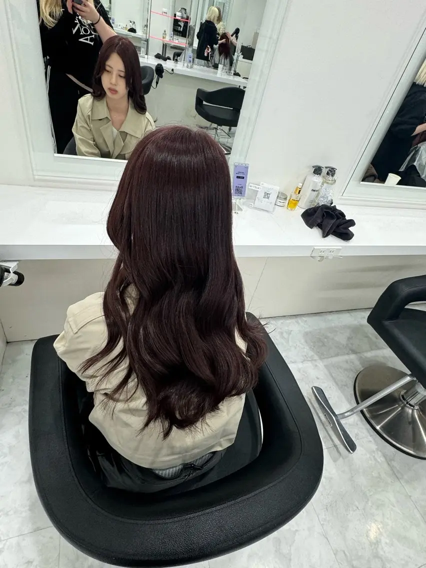 カラー 大人っぽ韓国🤍ブリ ーチ/mitsukiのヘアスタイル