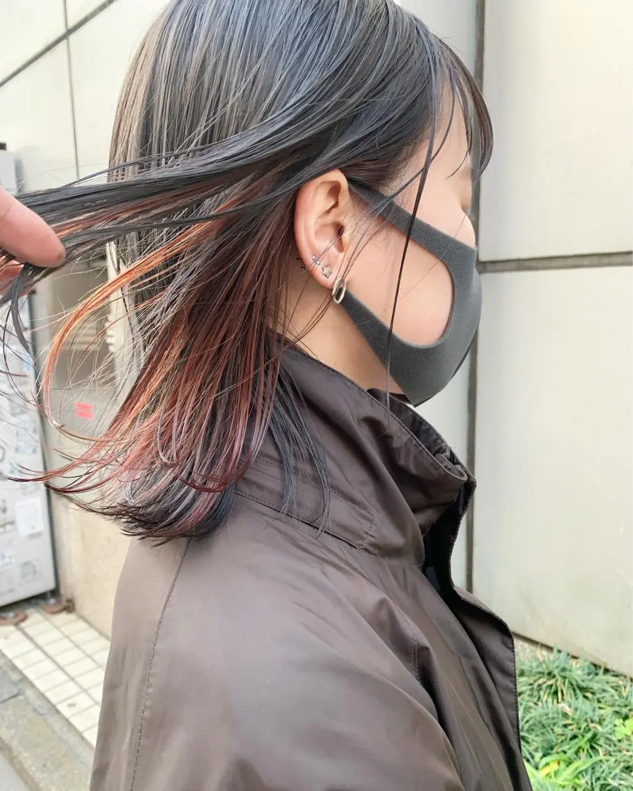 インナーorイヤリングカラー+カット+トリートメントの写真