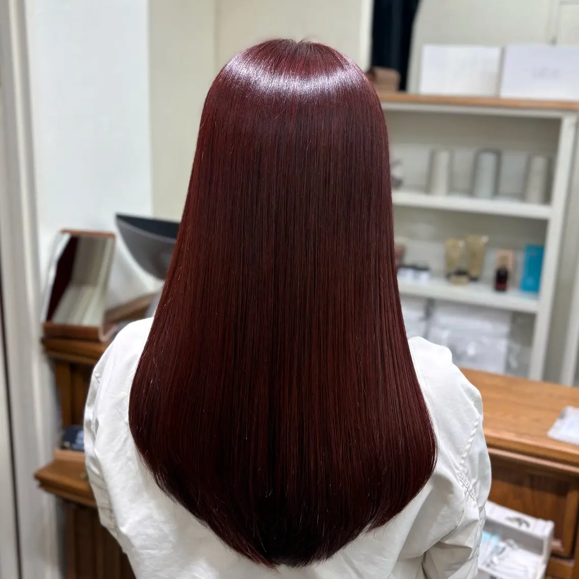ロング カラー カット ヘアカラー 🎀ときの/髪質改善 透けッ暖色カラー🪞のヘアスタイル