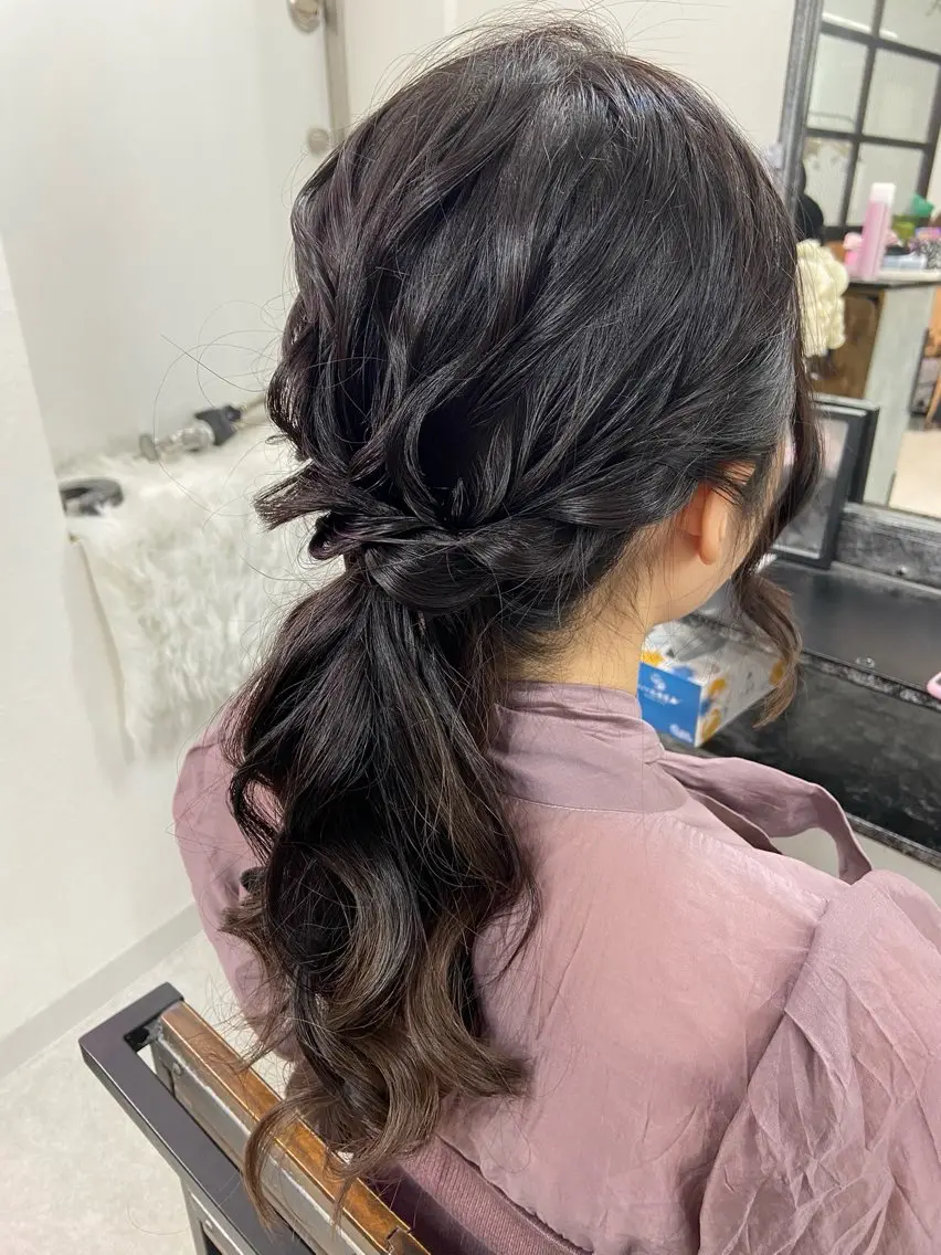 ロング Iio Renaのヘアスタイル